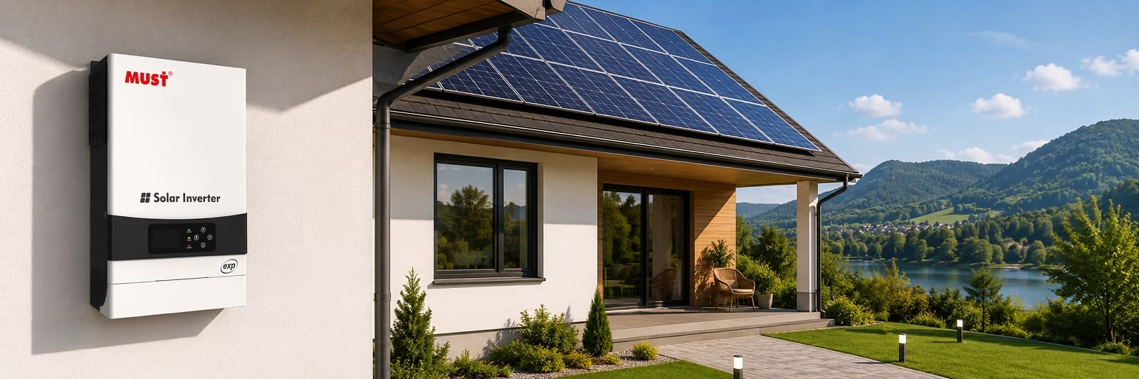Гібридний сонячний інвертор Must PV19-6048 48В PV450V Wi-Fi 6 потужність 6000 Вт
