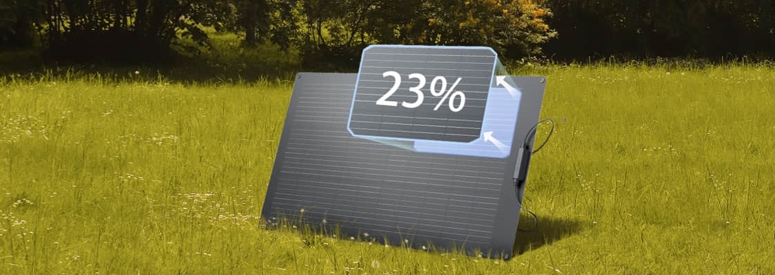 Мобильная гибкая солнечная панель EcoFlow 100 Вт Solar Panel