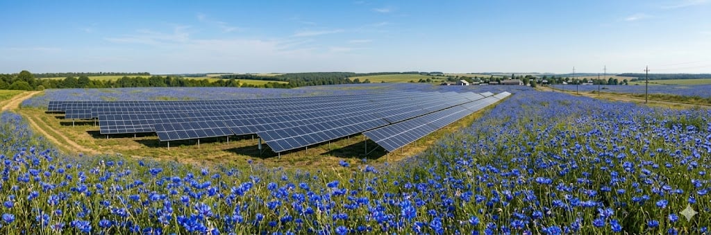 Солнечный фотогальванический модуль Romstal Vision Bifacial Mono 650 Вт для солнечных ферм