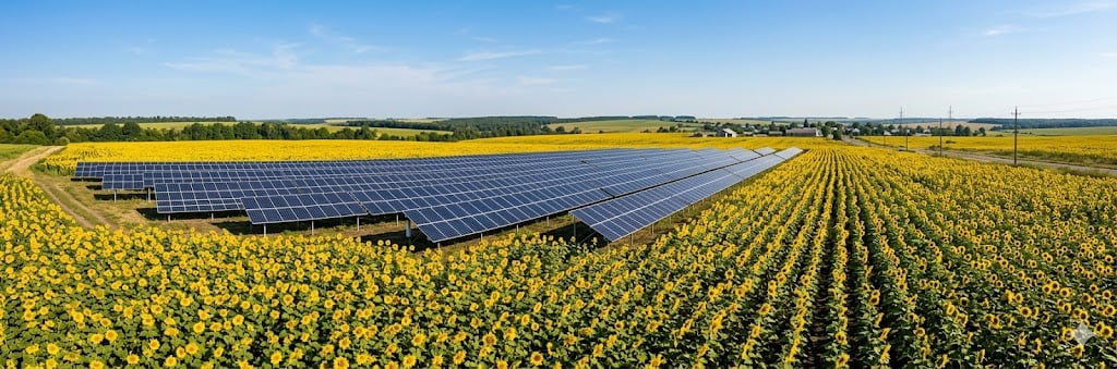 Солнечный фотогальванический модуль Romstal Vision Bifacial Mono 460 Вт для солнечных ферм