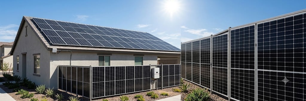Солнечный модуль Romstal Vision Bifacial Mono 590 Вт для домов и коттеджей