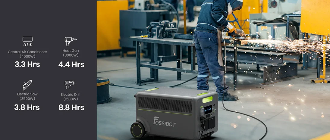 Зарядная станция FOSSiBOT F7200 режим ИБП