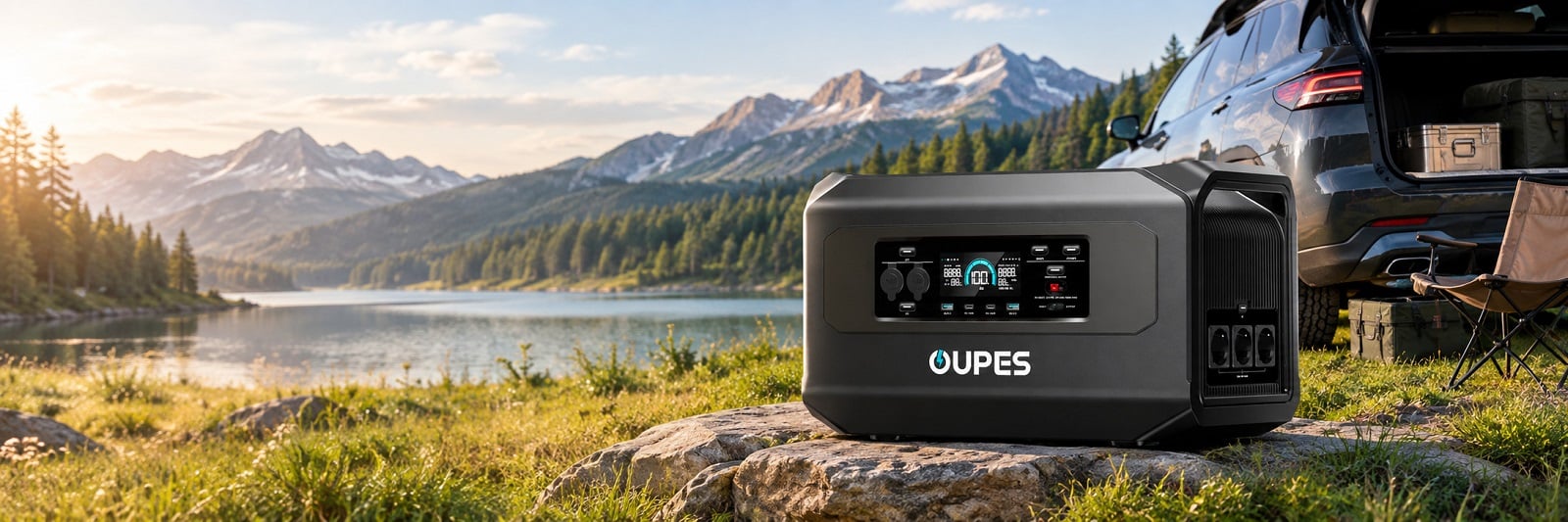 Зарядная станция OUPES HP3000 (Mega 2 Pro) для путешествий Зарядная станция OUPES HP3000 (Mega 2 Pro) для кемпинга, походов, путешествий
