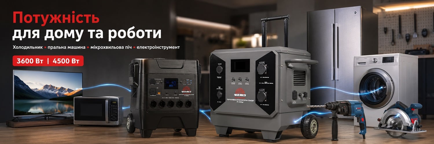 Резервный источник питания Vitals Professional PS для крупной бытовой техники и электроинструмента
