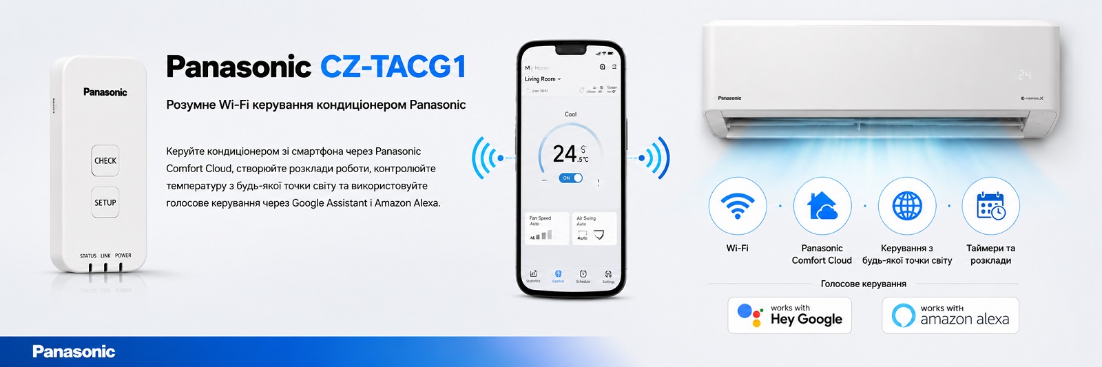 Wi-fi модуль Panasonic CZ-TACG1 Wi-Fi контроллер Panasonic CZ-TACG1
